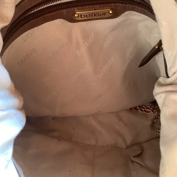 Botkier Distressed Chocolate Brown Leather Bag - Picture 5 of 10